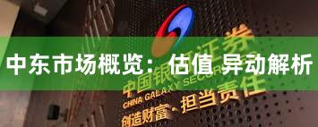 中东市场概览：估值 异动解析